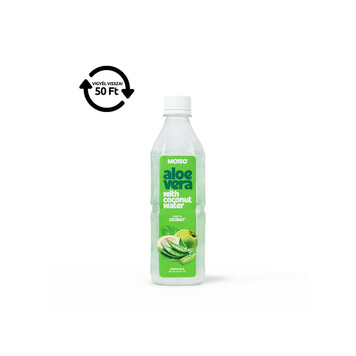 Moiso Kókuszvíz Aloe Vera Gyümölcshússal - 500ml DRS