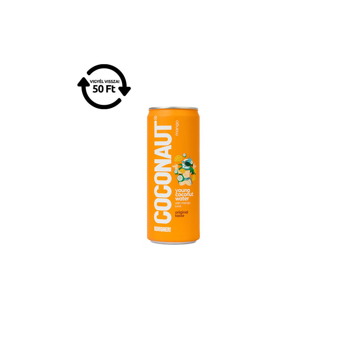 kókuszvíz mangó - 320 ml DRS