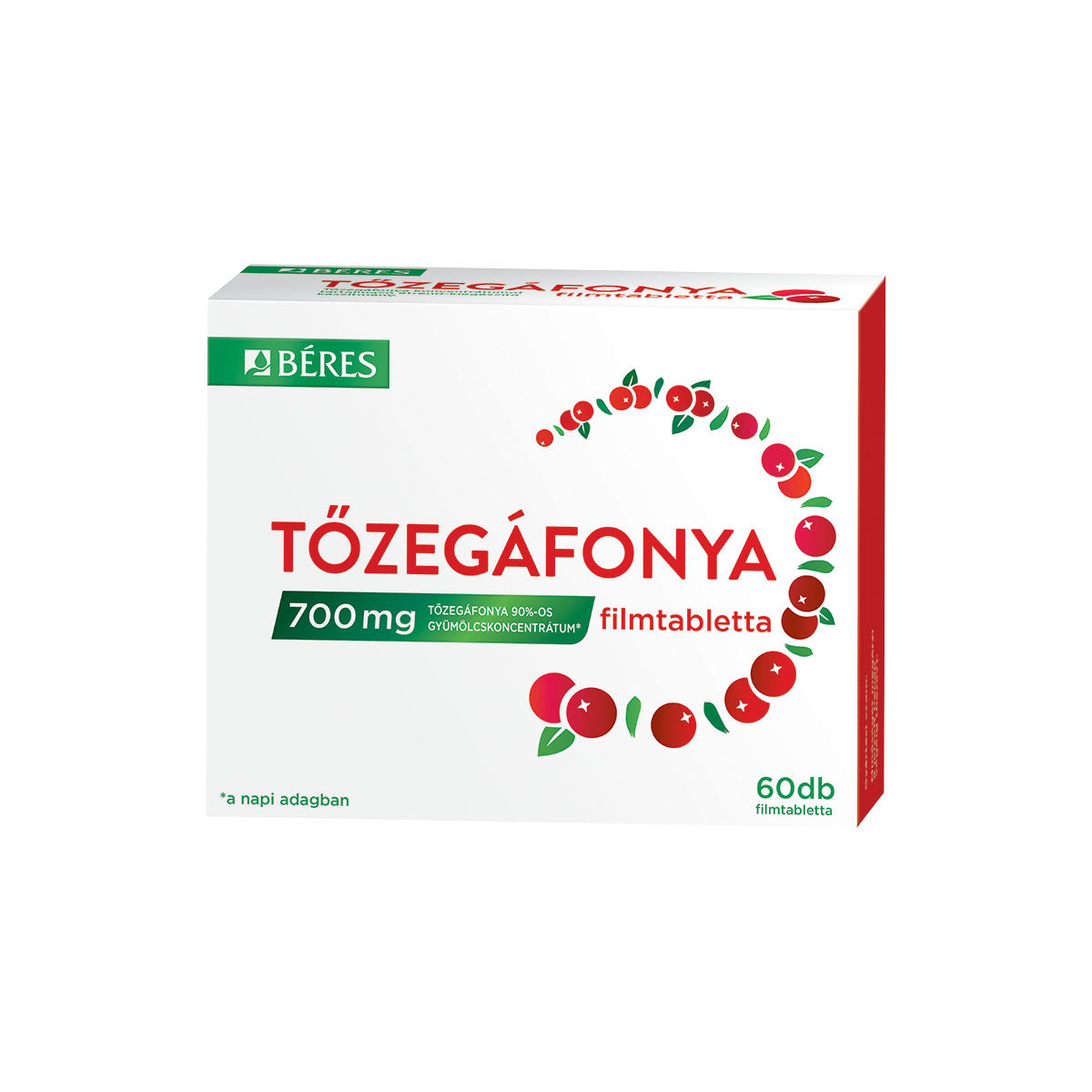 Béres Tőzegáfonya filmtabletta - 60db