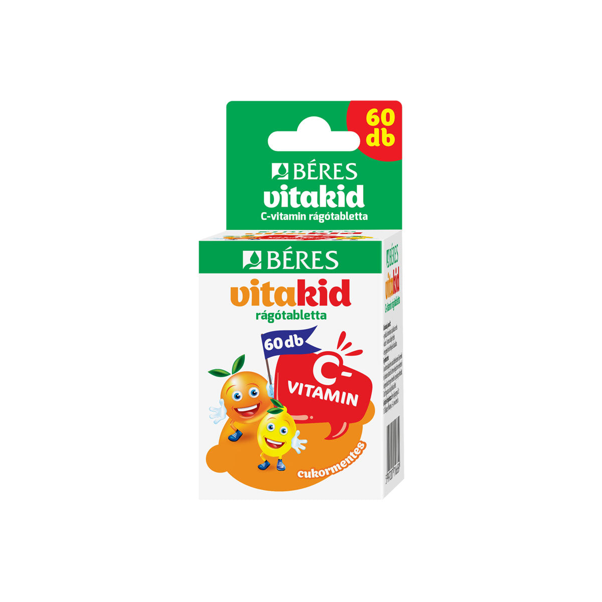 Béres VitaKid C-vitamin citrom és narancs - 60db