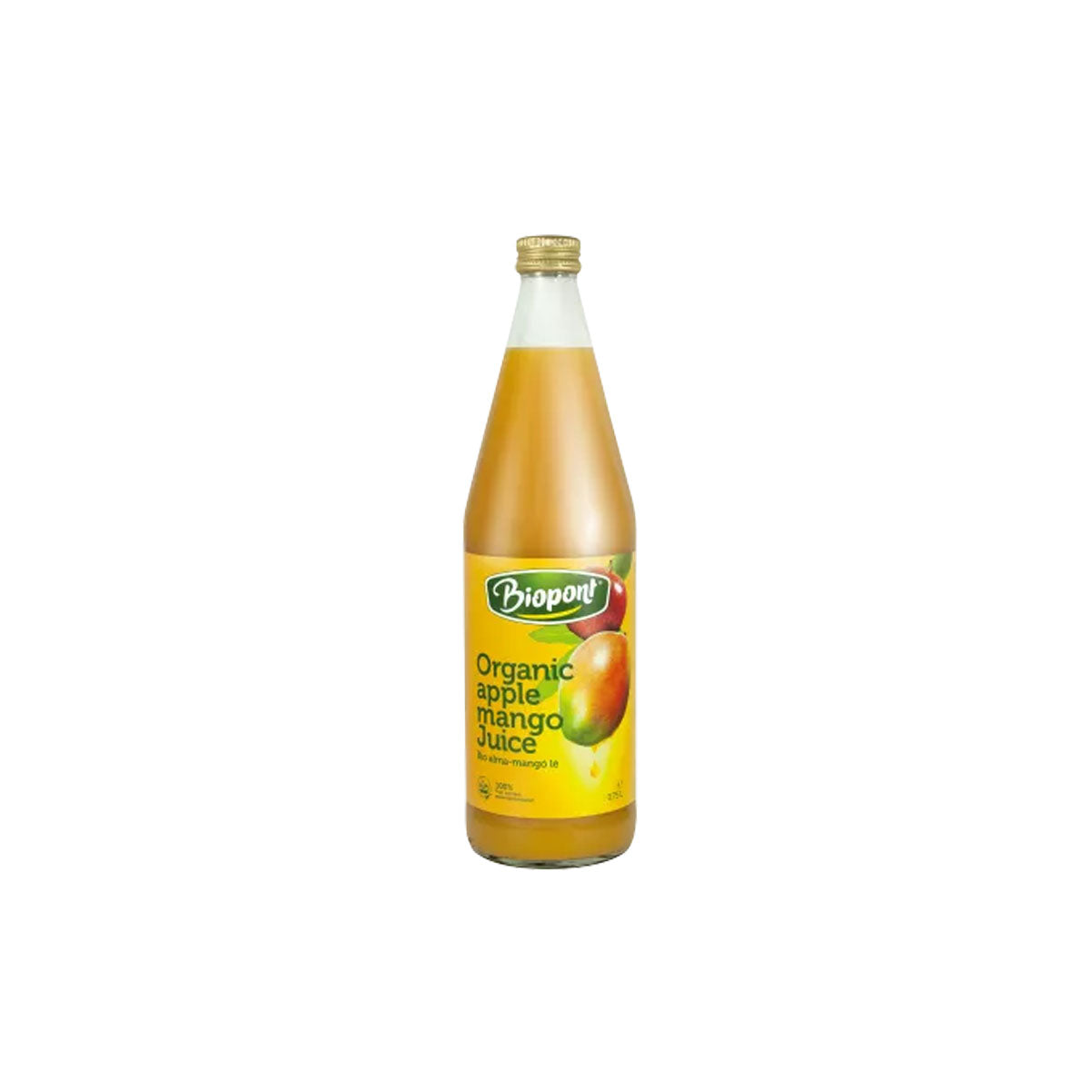 bio alma-mangó gyümölcslé - 750 ml DRS