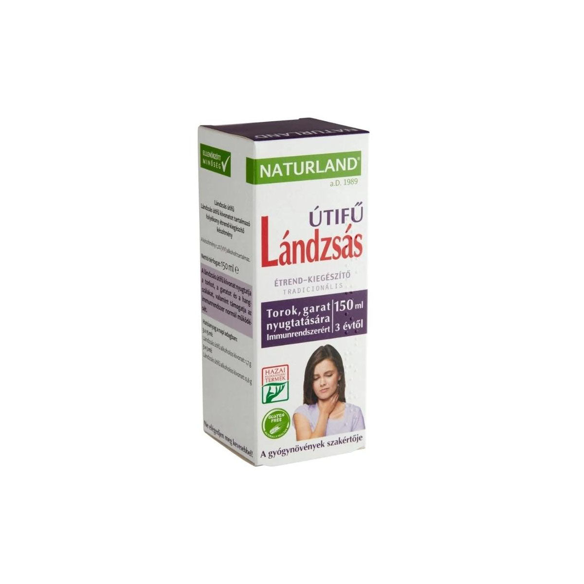 Lándzsás útifű szirup - 150ml