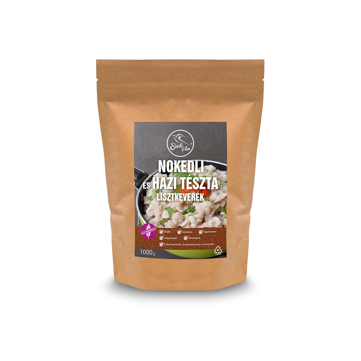 Szafi Free hajdinás nokedli és házi tészta lisztkeverék  - gluténmentes - 1000g