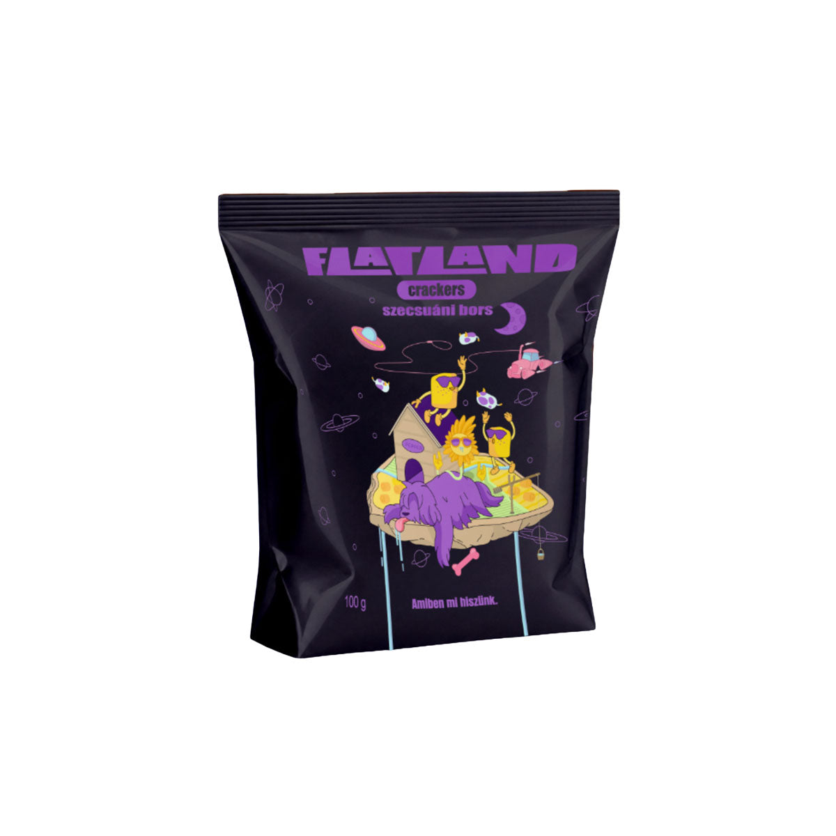 Grapoila Flatland crackers szecsuáni bors - 100g