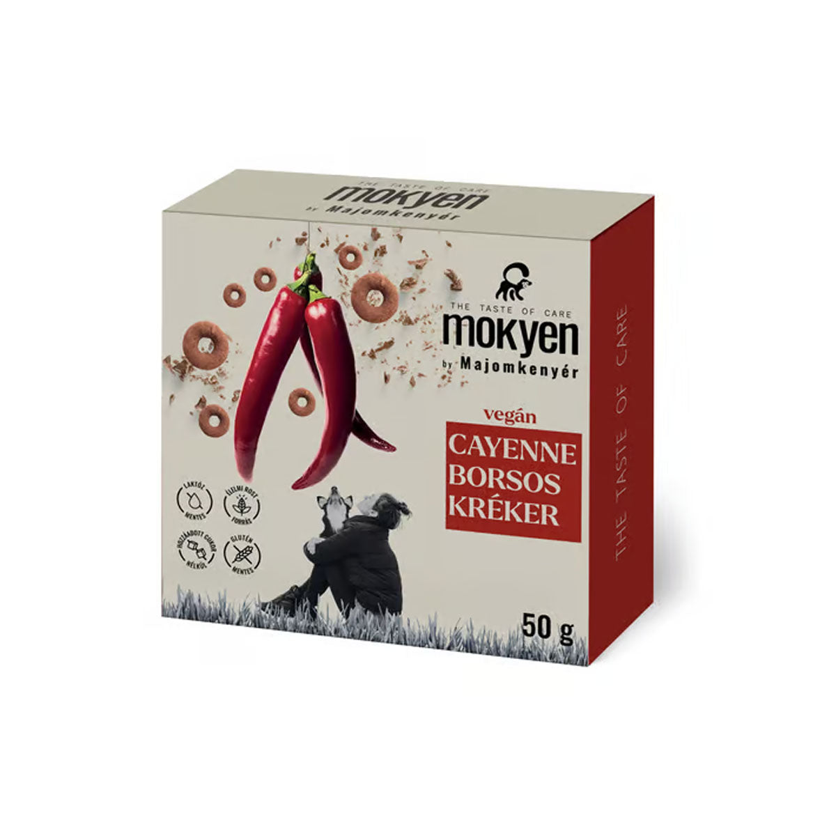 Cayenne borsos kréker - 50g