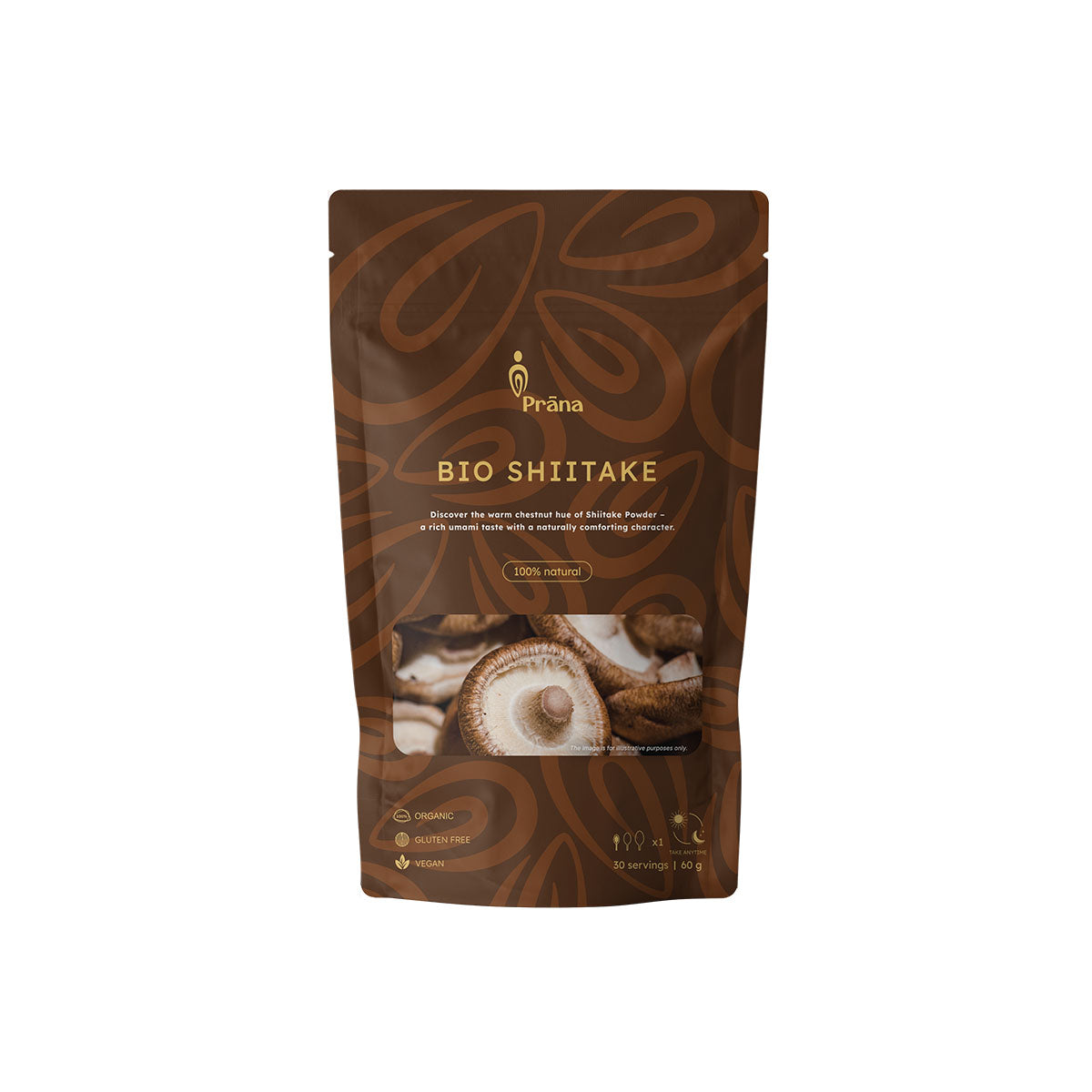 Bio Shiitake por - 60g
