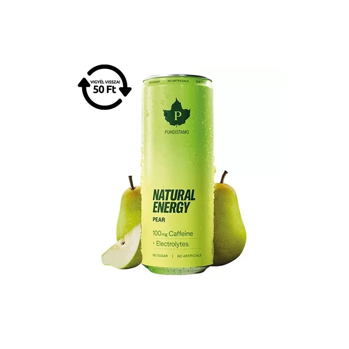 Természetes Energiaital Körte - 330ml DRS