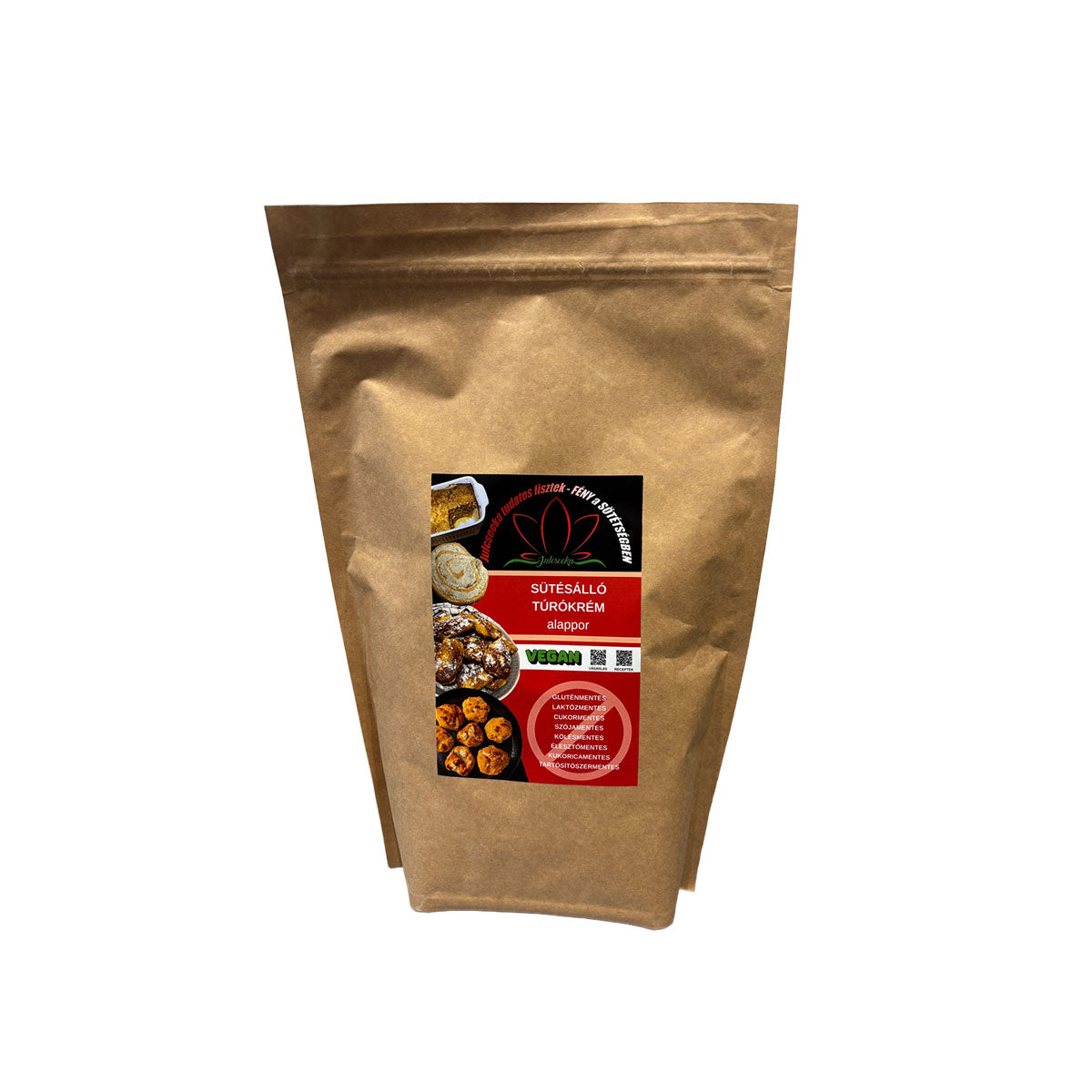 Julcseeka sütésálló vegan túókrém alappor - 500g