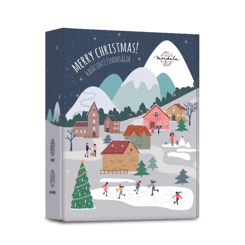 Karácsonyi doboz fehércsokis pisztáciakrémmel