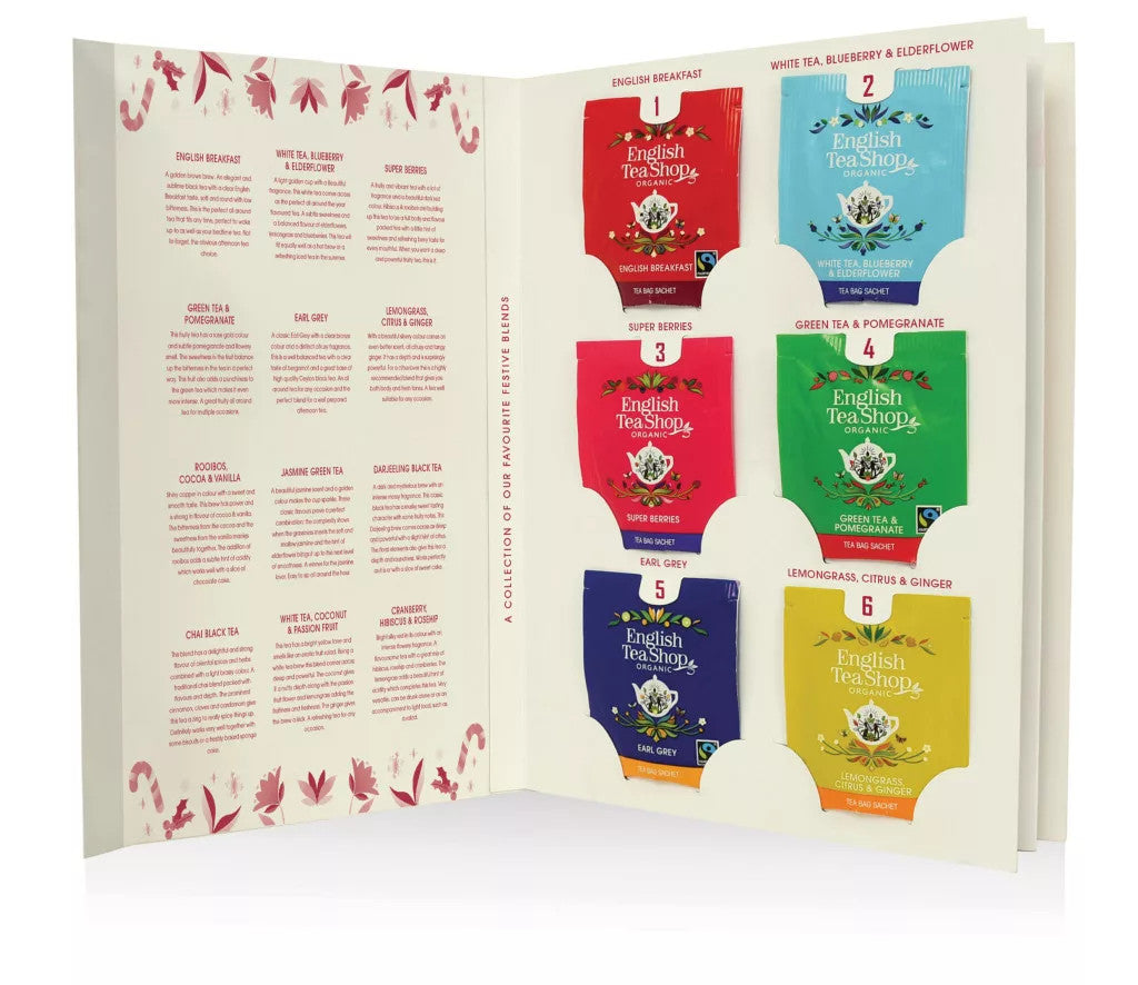 Xmas Ceylon Organic Advent Tea Selection - 24 pcs