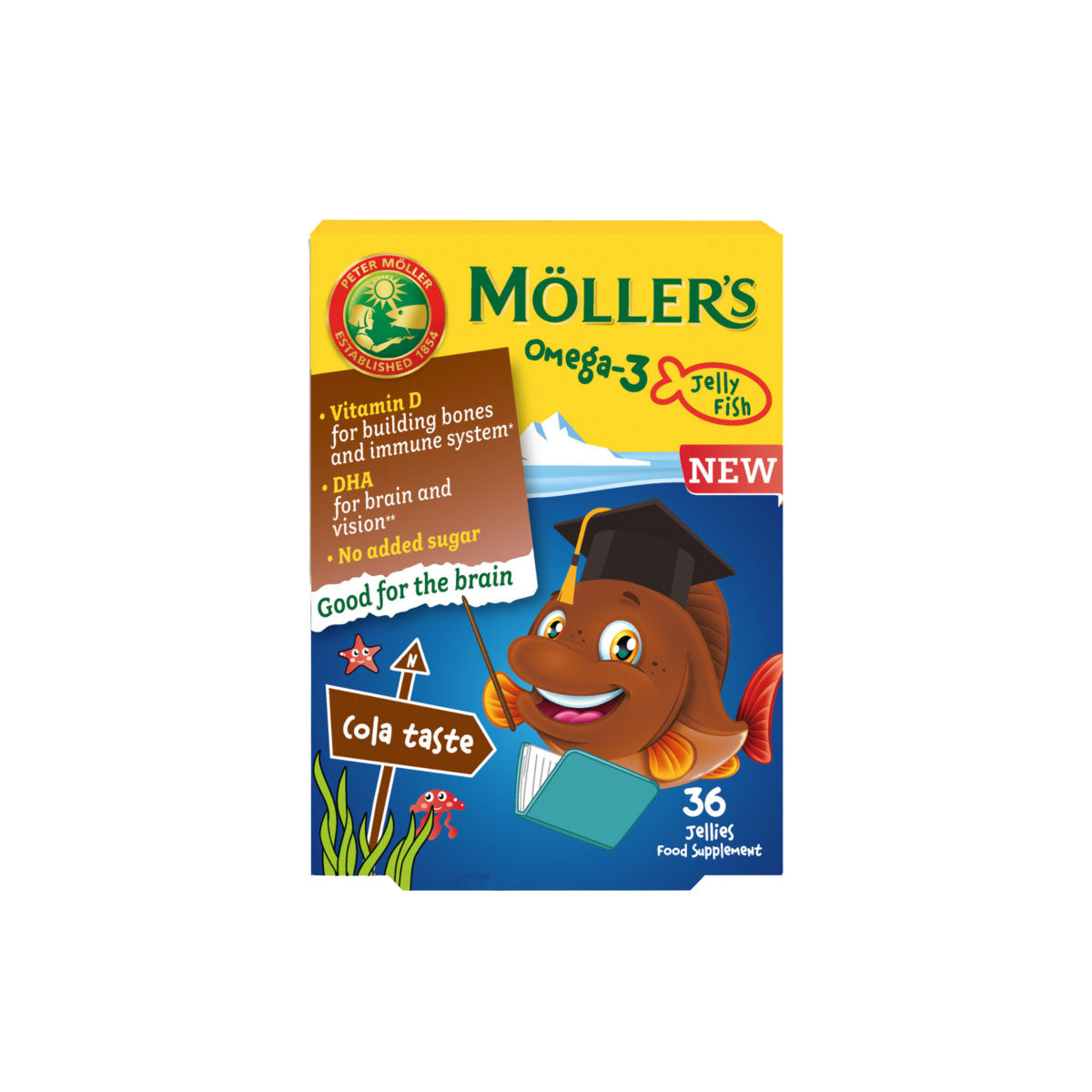 Möller's kóla ízű gumivitamin - 36db