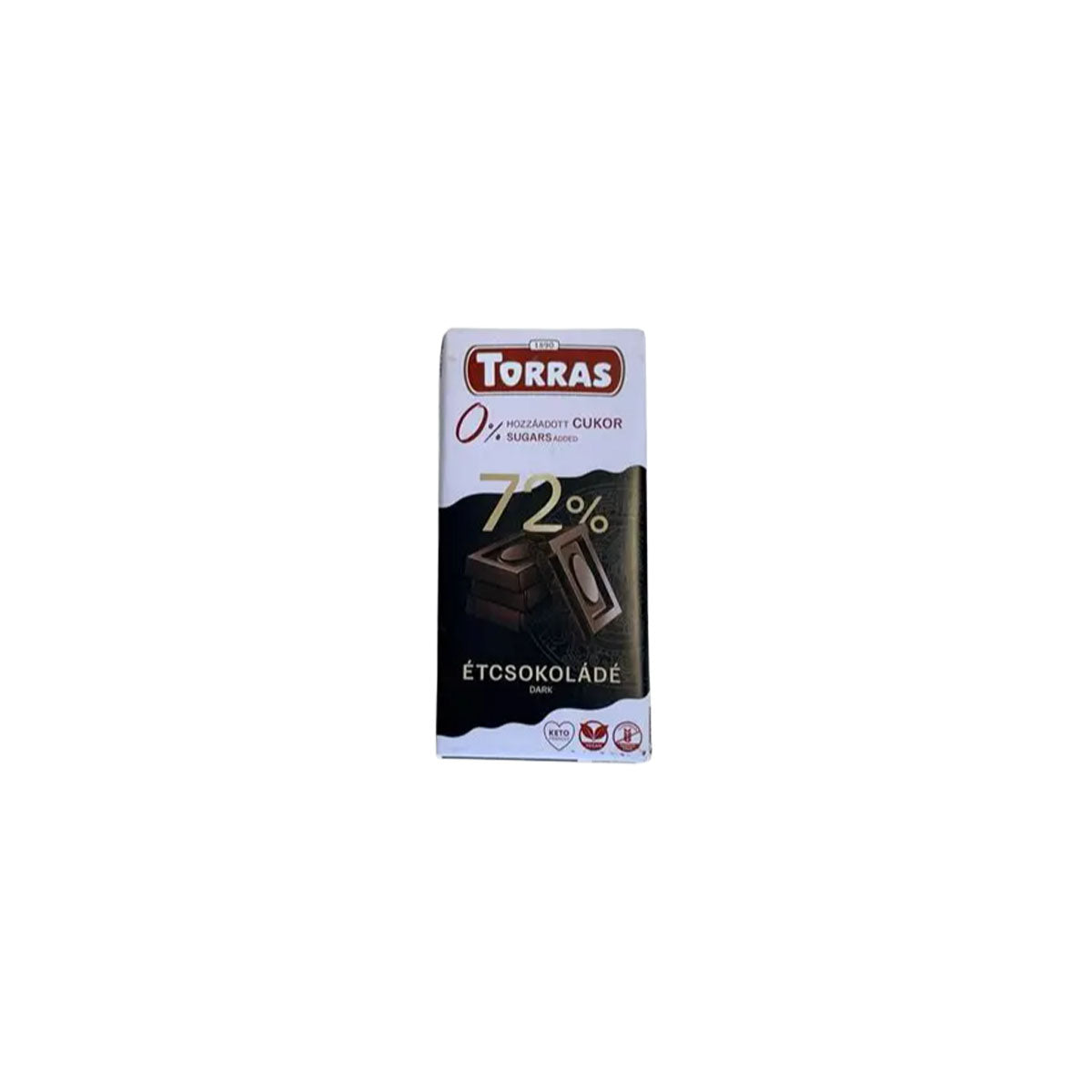 Étcsokoládé 72% - 75g
