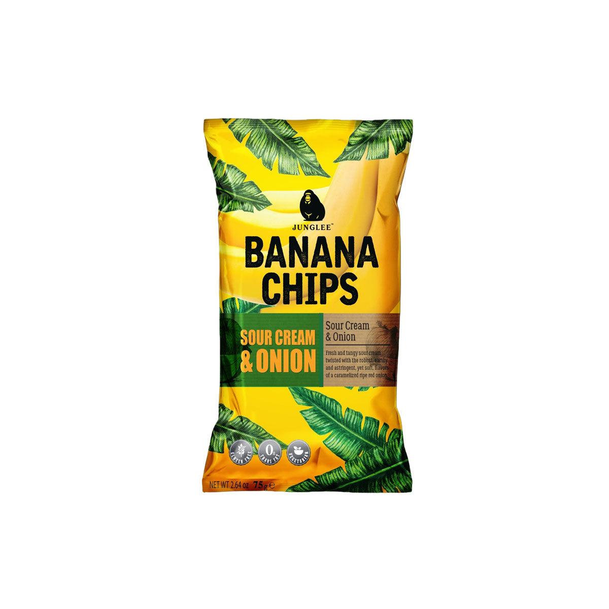 Junglee Jack Banán Chips tejfölös hagymás - 75g