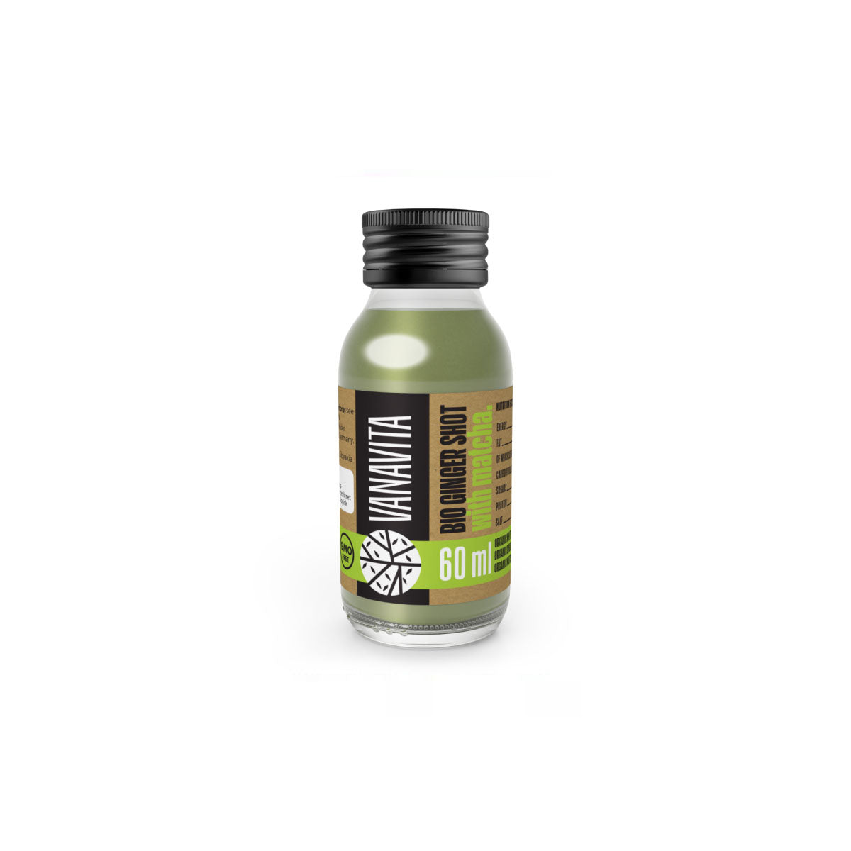 VanaVita Bio Gyömbér Shot Matchával - 60 ml