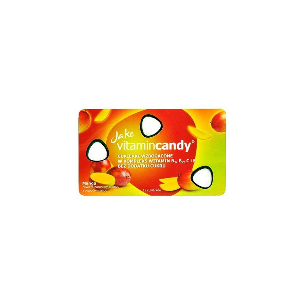 Jake VitaminCandy keménycukorka mangó - 18g