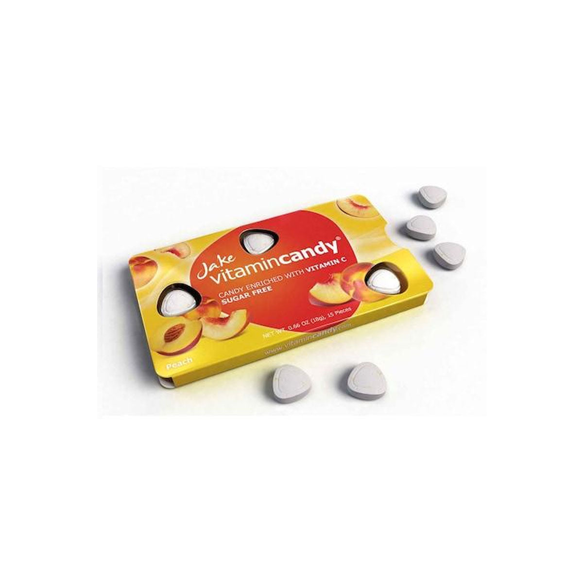 Jake VitaminCandy keménycukorka őszibarack - 18g