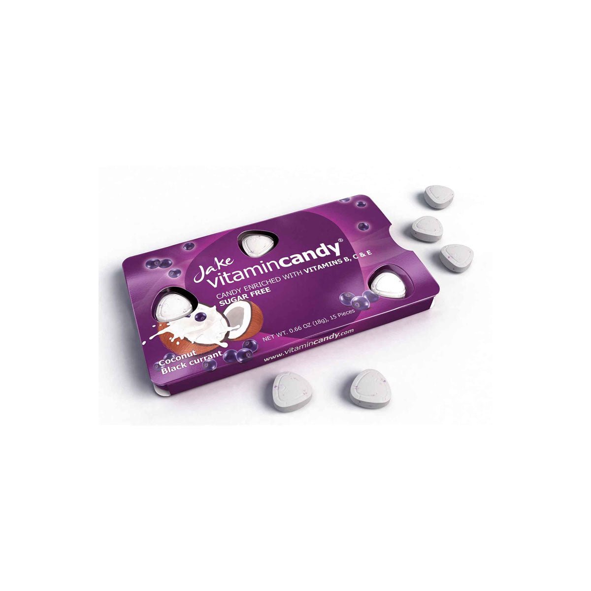 Jake VitaminCandy keménycukorka kókusz-ribizli - 18g