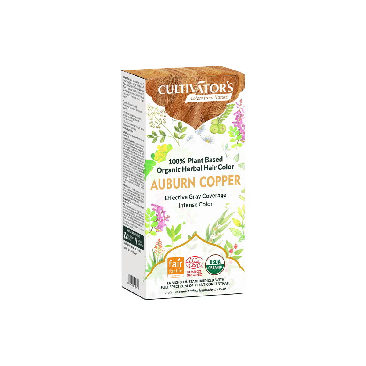 Cultivators bio növényi hajfestékvörösesb./réz100g