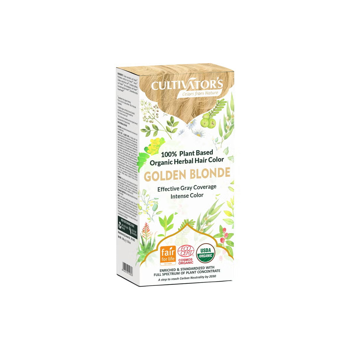 Cultivators bio növényi hajfesték aranyszőke - 100g