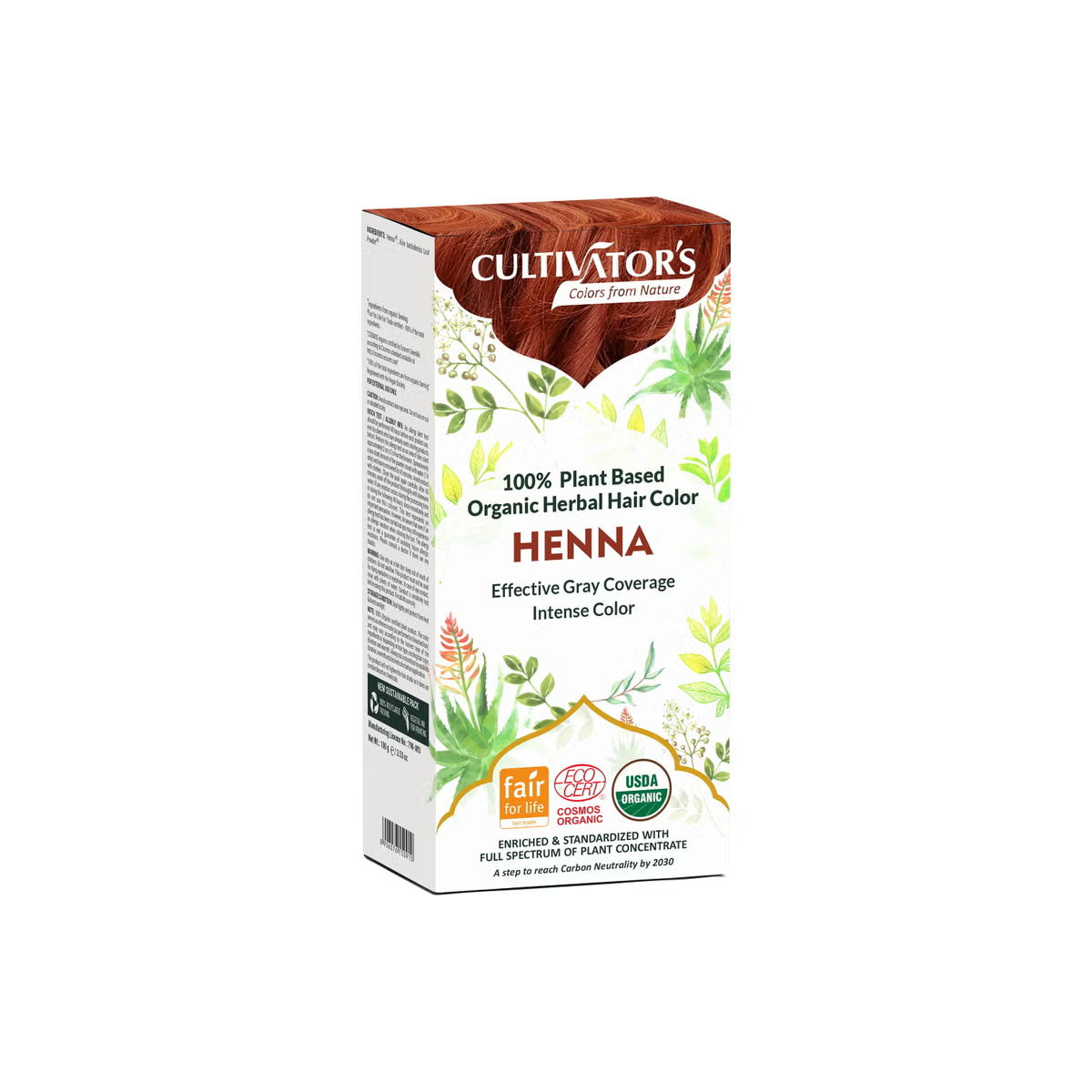 Cultivators bio növényi hajfesték henna - 100g
