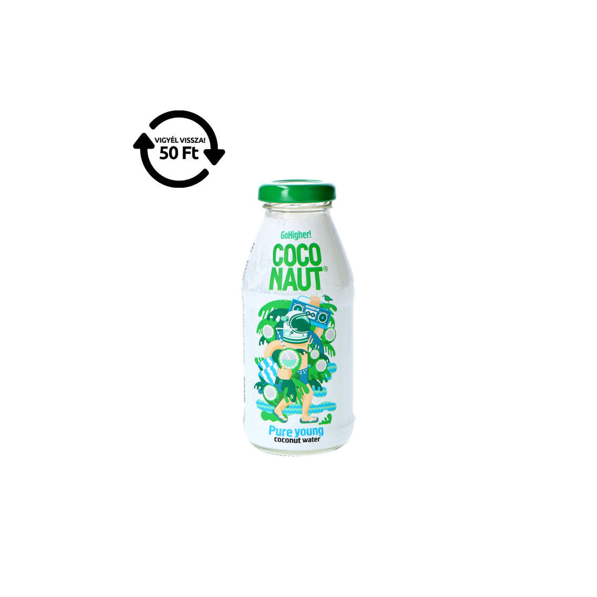 100% Natúr kókuszvíz - 250ml
