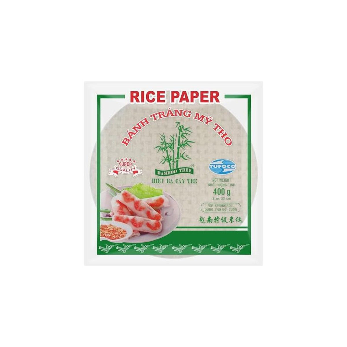 Bánh Tráng Kerek rizspapír tavaszi tekercshez - 400g
