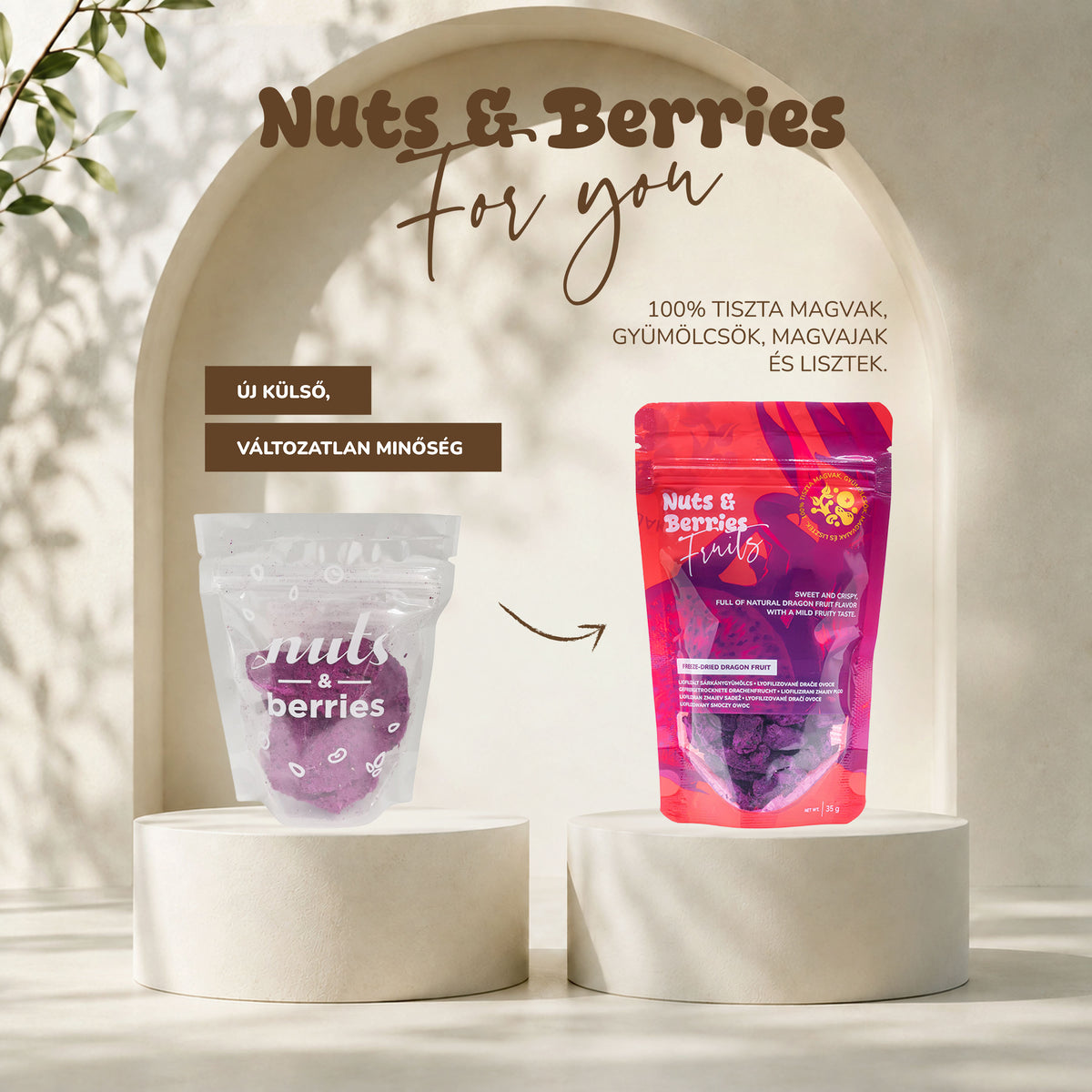Liofilizált sárkánygyümölcs - 35g