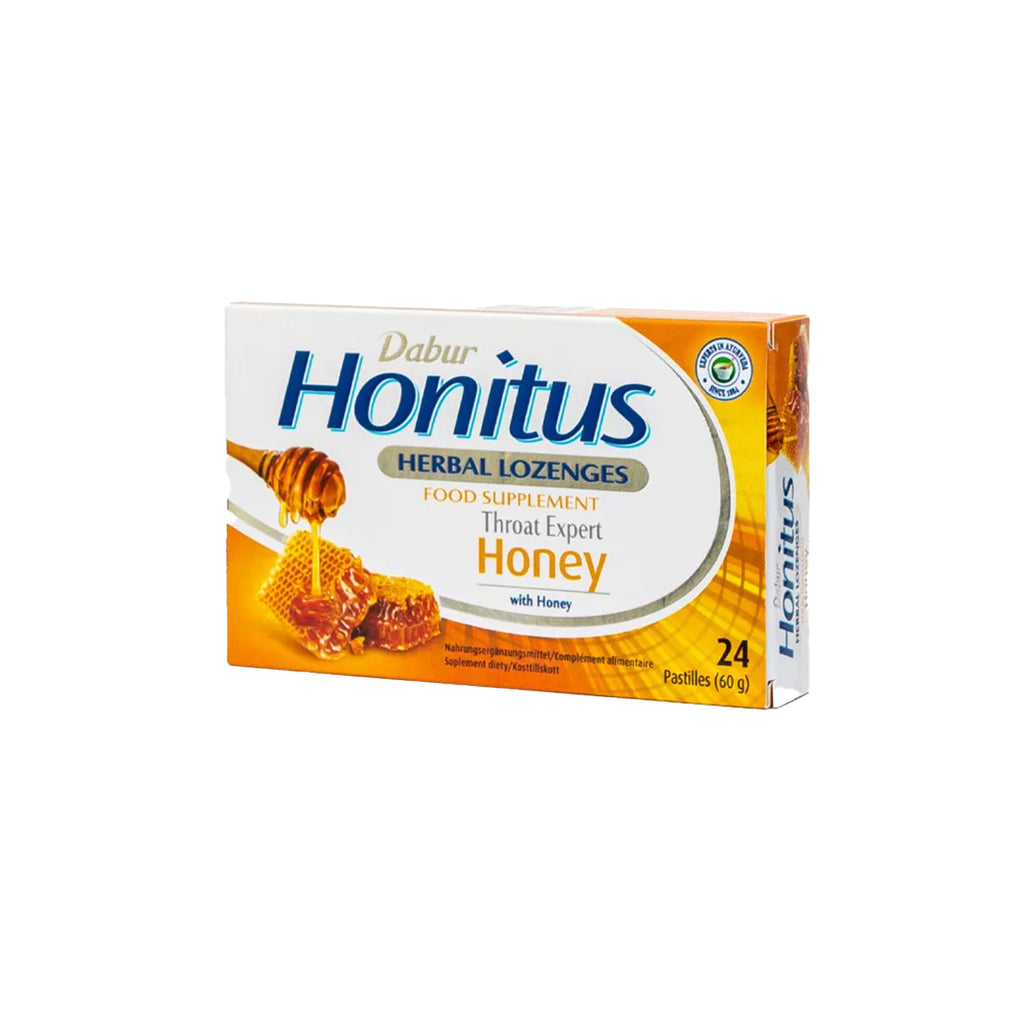 Honitus Honey gyógynövényes szopogató tabletta torokfájásra (méz ízű) - 24db