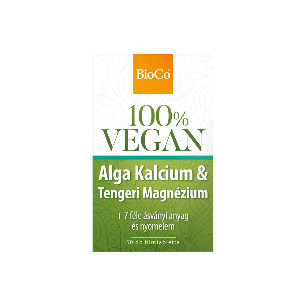 Alga-Kalcium-Tengeri-magnezium-vegan-tabletta-bio-60db