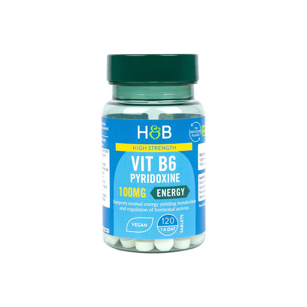 HollandAndBarrett-B6-vitamin-100mg-120db
