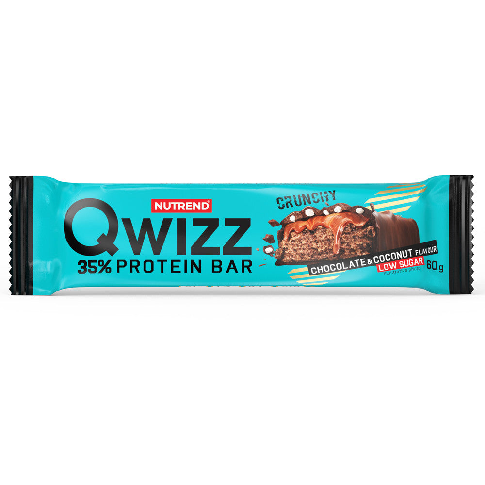 Nutrend Csokis-kókuszos Qwizz Protein Bar - 60g