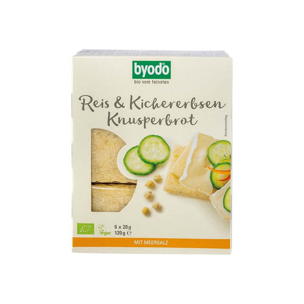 Bio kenyérlapok rizs-csicseriborsó 120g