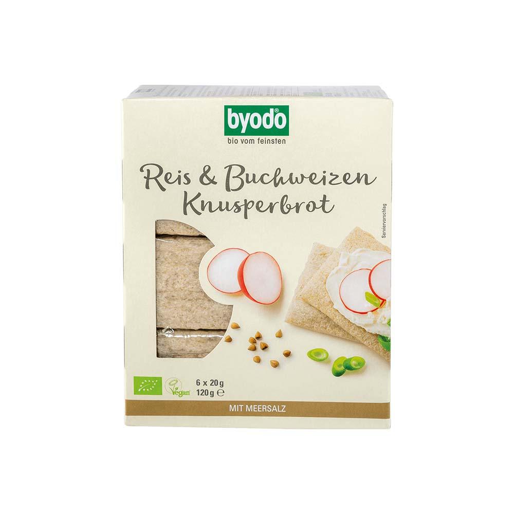 Bio kenyérlapok rizs-hajdina-só 120g